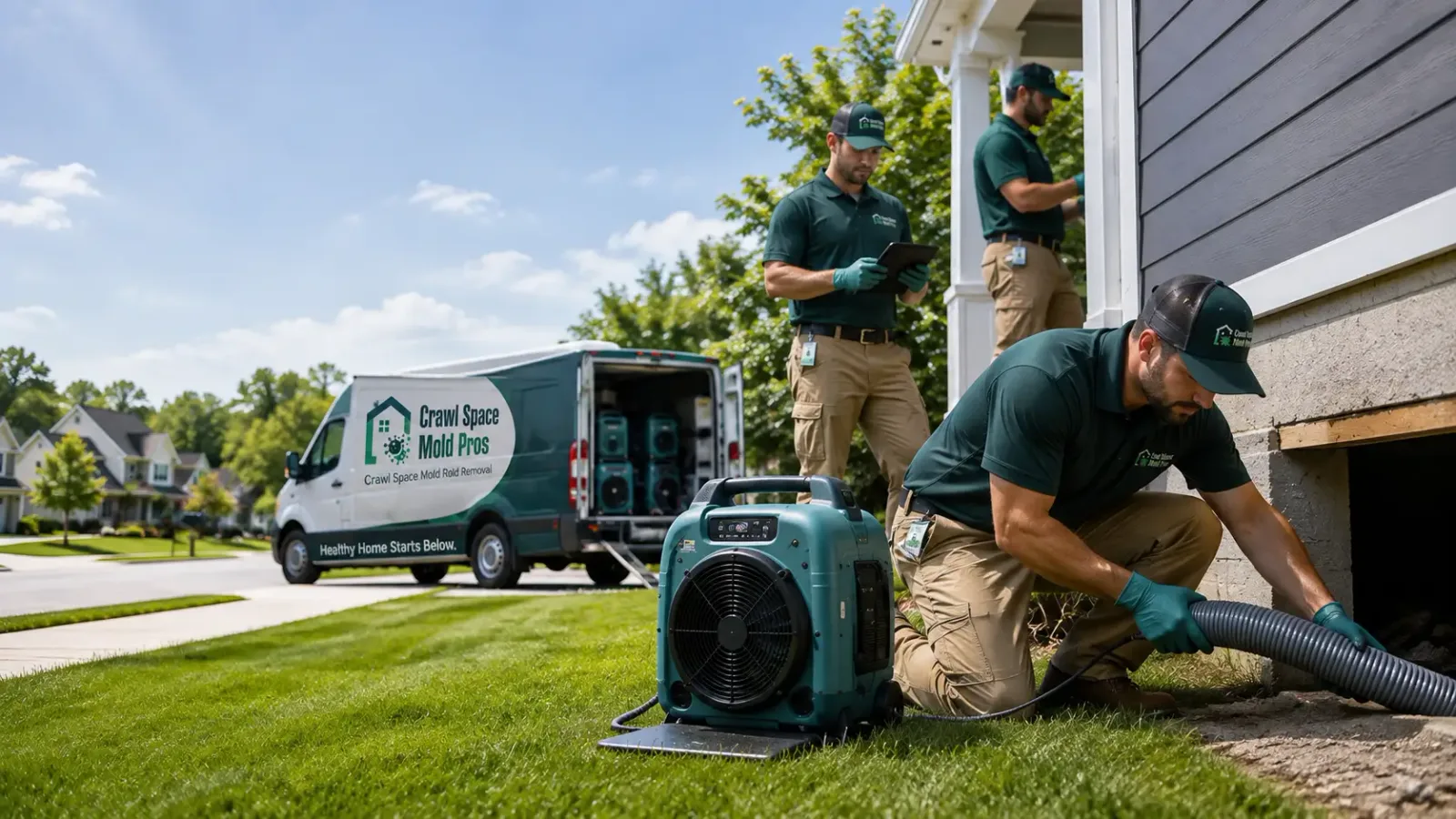 Crawl Space Mold Removal in Deshler, NE